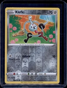 Klefki SWSH08: Fusion Strike Pokemon 186/264 Reverse Holo NM+ - Picture 1 of 2