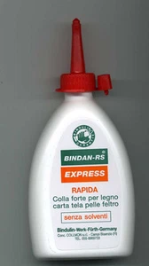 Colla rapida legno carta tela pelle BINDULIN Bindan RS g.250 modellismo restauro - Foto 1 di 1
