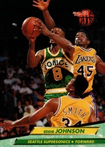 1992-93 Fleer Ultra #171 - Eddie Johnson - Seattle SuperSonics  92-488 - Picture 1 of 2