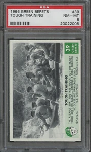 1966 Philadelphia Green Berets #39 Tough Training PSA 8 NM/MT Pop 5, 1 Higher - Picture 1 of 2