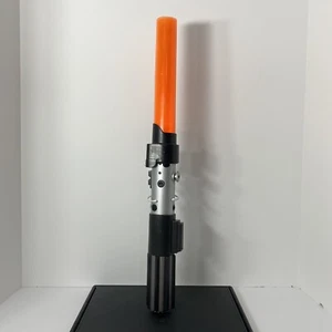 VTG Star Wars Lightsaber Orange 1996, 2002 Hasbro Rare Lights and Sound Works - Picture 1 of 9