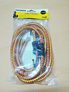 Fune Elastica Legabagagli a Molla con Ganci Maurer 8x150 cm Cf 2Pz - Foto 1 di 5