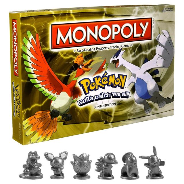 Monopoly Pokémon : Edition de Kanto Winning Moves en multicolore