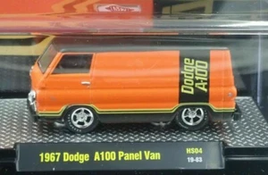M2 MASCHINEN 1967 67 DODGE A100 PANEL VAN SAMMLERSTÜCK HOBBY EXKLUSIV orange, MIP - Bild 1 von 2