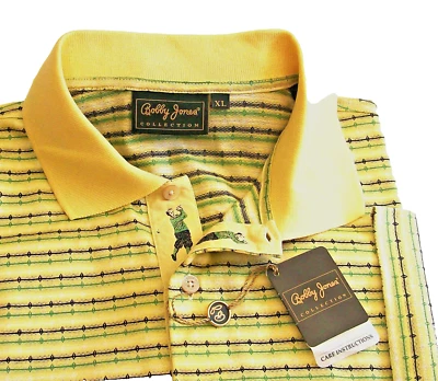 Bobby Jones Colección Polo Golf Camisa Italia XL Manga Corta Nuevo $175 (3) Foto 1 de 4