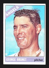 1966 Topps Vintage Baseball #393 George Brunet    California Angels