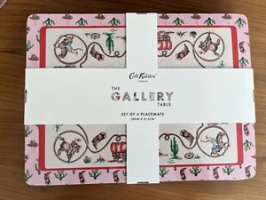 new CATH KIDSTON TABLE MATS CORK BACK SET 4 PLACEMATS WESTERN COWGIRL RODEO - Picture 1 of 15