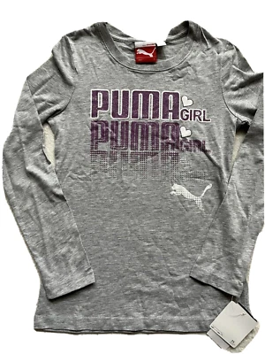 PUMA NWT Girls long shirt T-shirt size S - Image 1 of 2