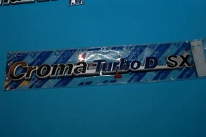fiat croma TURBO D sx scritta badge logo - Picture 1 of 1
