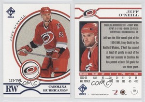 2003-04 Pacific Private Stock Reserve Blue /350 Jeff O'Neill #19