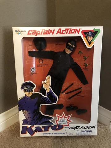 NEW Captain Action Kato Uniform & Equipment Universal Green Hornet Figure NIB Cover
