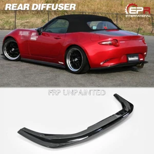 For MX5 ND5RC Miata Roadster CS Style Fiberglass Rear Diffuser Bumper Lip Kits - Picture 1 of 11