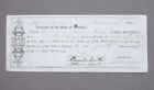 1862 Vermont Extra Pay Receipt for Family of Deceased Soldier