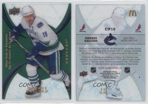 2008-09 Upper Deck McDonald's Restaurant Clear Path to Greatness Markus Naslund