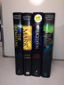 Left Behind Series Tim Lahaye Lot Hardback 4 Books Mark Armageddon Indewelling - Foto 1 di 1