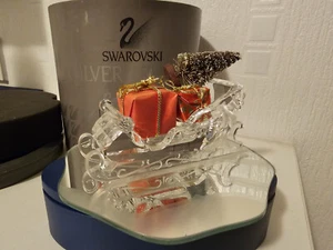 SWAROVSKI CRYSTAL 'SLEIGH' AND MIRROR - Picture 1 of 3