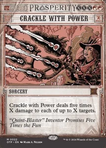Crackle with PowerShowcase M Foil #22 | OTP OTJ: Breaking News | MTG - Picture 1 of 1