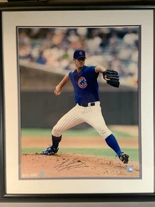 Mark Prior Autographed Photo . Chicago Cubs . Framed & Matted . 26 X 22 Inches - Picture 1 of 21