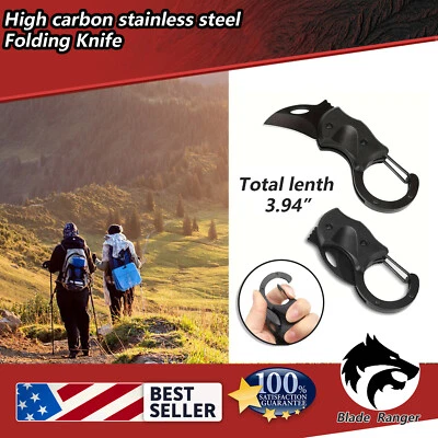 Mini faca de raposa lâmina garra de águia faca de bolso dobrável ao ar livre EDC pequena masculina - Imagem 1 de 4