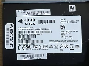 Cisco ASA5500X-SSD120 Cisco 120GB SSD with Caddy Cisco CPN: 16-4341-01 SSD Drive - Picture 1 of 12