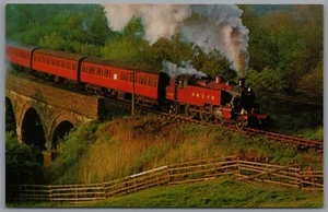 Class 2MT 2-6-2T No 41241 Steam Locomotive Railway Postcard - Picture 1 of 2