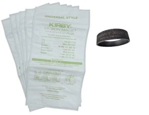 6 SACCHETTI ASPIRAPOLVERE KIRBY HEPA + Cintura AVALIR SENTRIA G3 G4 G5 G6 MICRON MAGIC ALLERGENE - Foto 1 di 4