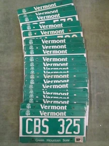 Schönes Vermont geprägtes Nummernschild Green Mountain State für 50 State Collection - Bild 1 von 1