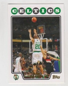 Ray Allen 2008-09 TOPPS GOLD FOIL #20 BOSTON CELTICS