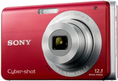 Sony Cyber-shot DSC-W190 12.1MP 3x Optical Zoom Digital Camera - 100% Working - Image 1 of 4