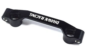 Bastidor de dirección de aluminio negro para Team Associated B64 B64D 92103 Dhawk Racing - Imagen 1 de 6