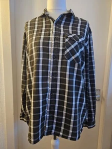 Regatta Great Outdoors Khaki Check Long Sleeve Mens Cotton Shirt Size L - Picture 1 of 17
