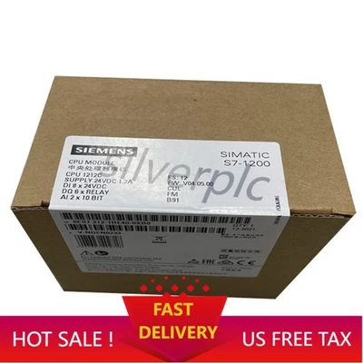 New Siemens 6ES7212-1HE40-0XB0 SIMATIC S7-1200 CPU 1212C 6ES7 212-1HE40-0XB0 - Image 1 of 2