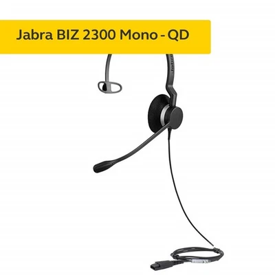Genuine Original Jabra Headset BIZ-2300 Mono NC QD Brand New 2303-820-105 - image 1 of 4