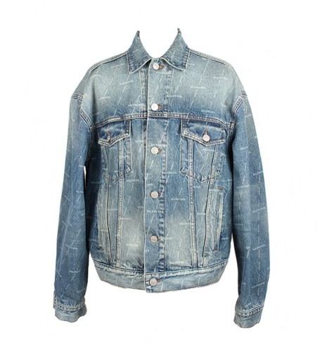 Giacca denim multilogo Balenciaga 44 71104246