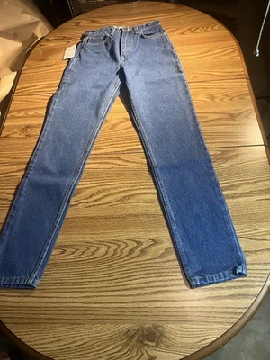 American Apparel Women's High-Waist Jean, Medium Wash, 26W - Image 1 of 4