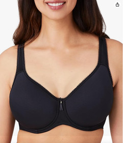 Wacoal Women's Basic Beauty Lightly Padded Underwire Full Coverage T-Shirt Bra