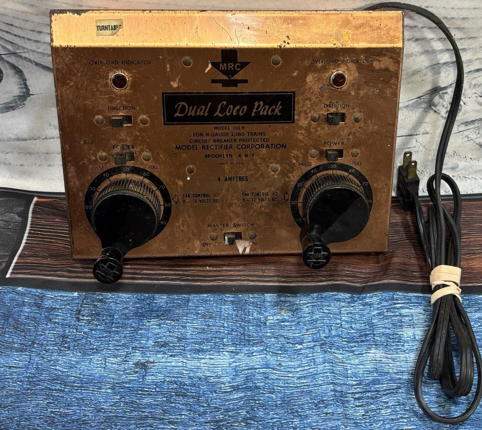 MRC DUAL LOCO PACK HO SCALE O SCALE TRANSFORMER MODEL RAILROAD - Image 1 of 4