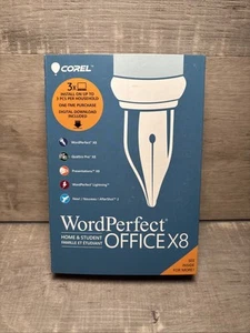 NEW Corel WordPerfect Office Home & Student X8 (WPOX8HSEFMB) - Picture 1 of 6