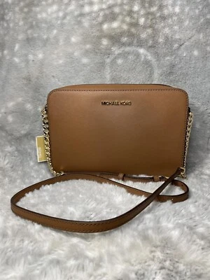 Michael Kors 35T8GTTC9L Jet Set Cross Body Bag - BROWN/LUGGAGE - Image 1 of 3