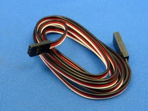 100% Genuine (Futaba 9M06A13906) Heavy Duty Aileron Servo Extension Cord 1500mm - Picture 1 of 2
