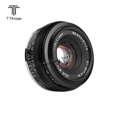 TTArtisan 25mm F2.0 APS-C Manual Aperture Lens for Canon Sony Nikon Fuji Leica L - Image 1 of 4