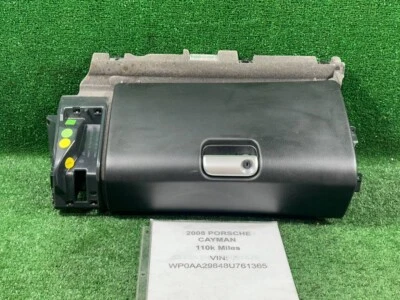 2006-2012 Porsche Boxster Cayman Glove Box Leatherette Black OEM 99755244401 Foto 1 de 4