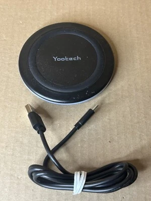 Cargador Inalámbrico YOOTECH 7.5W para Apple iPhone Samsung Galaxy - Negro Usado Foto 1 de 4