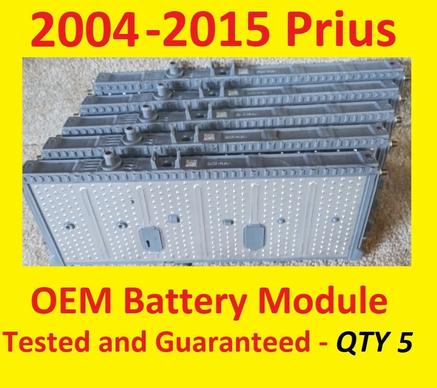 (5) 7.6v+ Toyota Prius Hybrid Battery Cell Module 2004- 2015 - Image 1 of 1
