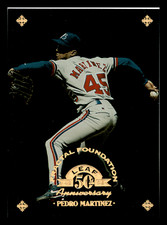 1998 Donruss Fractal Foundation Pedro Martinez HOF  /3999 #121 Centered Mint