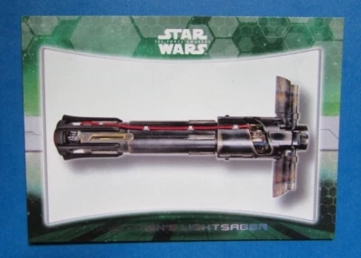 2015 *Star Wars: The Force Awakens (S1) WEAPONS Card #1***Kylo REN's LightSaber - Image 1 of 4