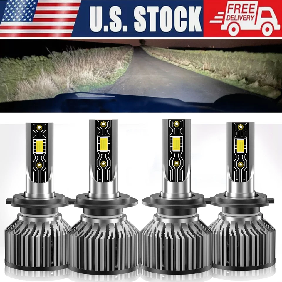 Kit de bombillas altas/bajas de faros LED H7 H7 6500K para BMW 328i GT xDrive 2014-2016 Foto 1 de 4