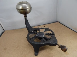 c.1910 GLOGAU Chicago Cast Iron & Brass ALCOHOL STOVE Fancy & Working - Picture 1 of 9