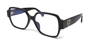 Women's CHANEL Eyeglasses Square Polished Black w/ Demo Lenses CH3438 C.501 NEW