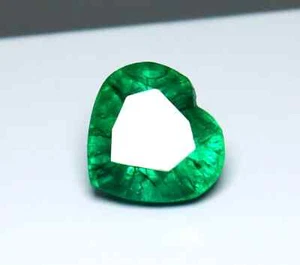 AAA+ Heart Cut 10.45 Ct Loose Gemstone Emerald Columbian Certified Best gift - Picture 1 of 9